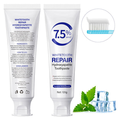 Hydroxyapatite Toothpaste – Protect Enamel, Strengthen Teeth, Mint Flavor