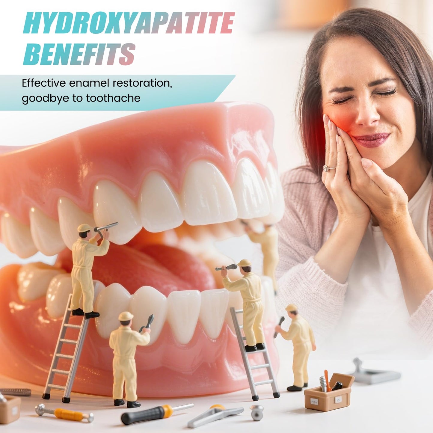 Hydroxyapatite Toothpaste with Niacinamide – Whitening & Enamel Repair