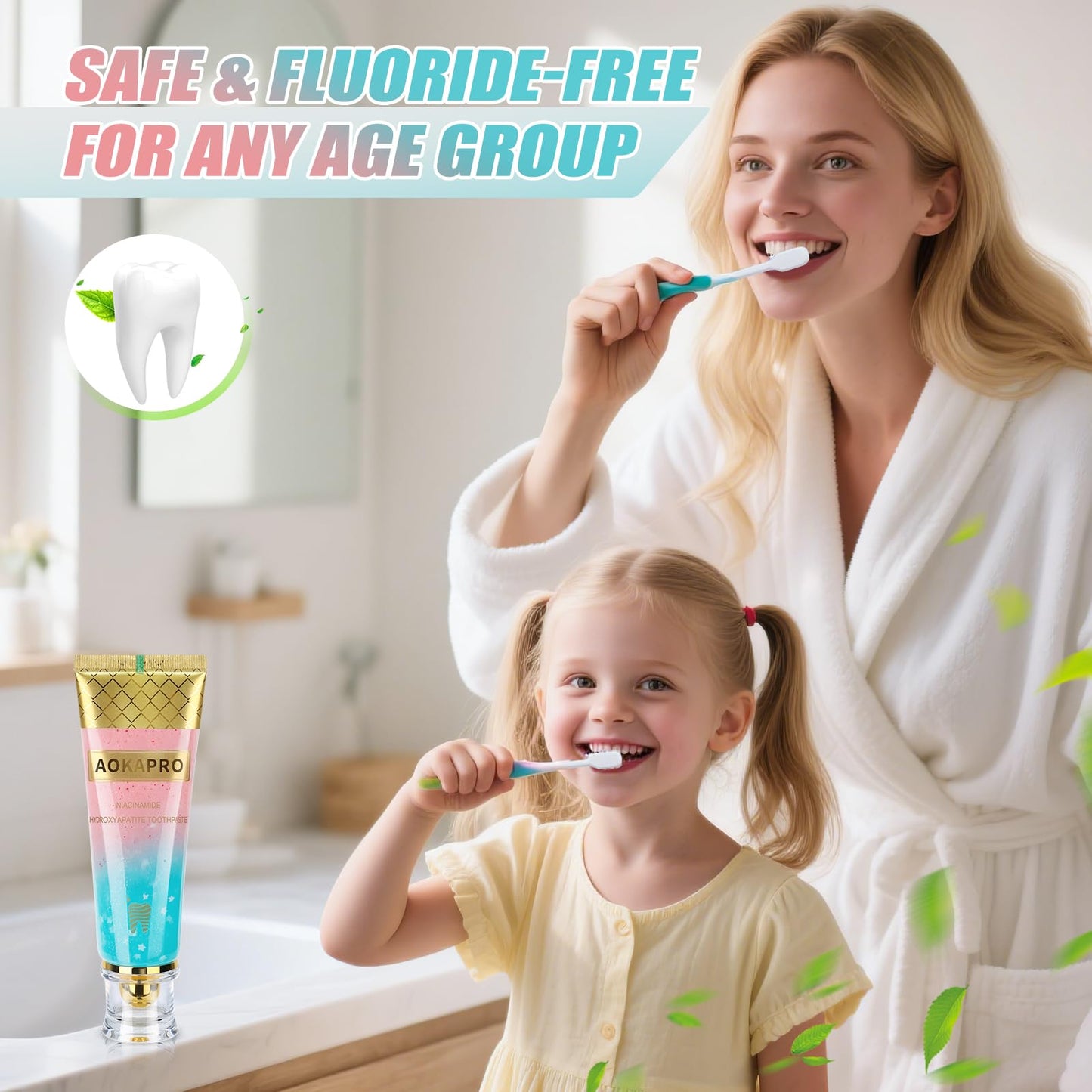 Hydroxyapatite Toothpaste with Niacinamide – Whitening & Enamel Repair