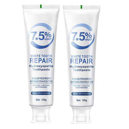 Hydroxyapatite Toothpaste for Enamel Protection & Strengthening - Gentle Mint, 4.23oz (2pcs)
