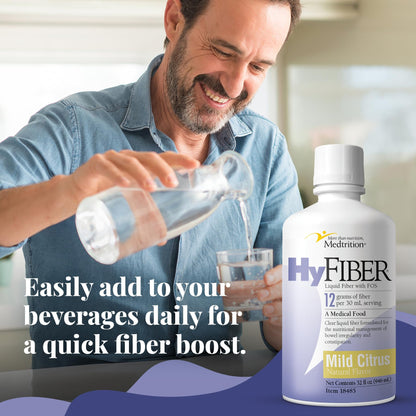 Medtrition HyFiber Daily Liquid Fiber – Regularity & Soft Stools (32 oz)