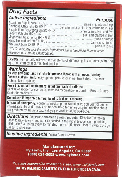 Hyland's Leg Cramps - 50 Quick Disolving Tablets