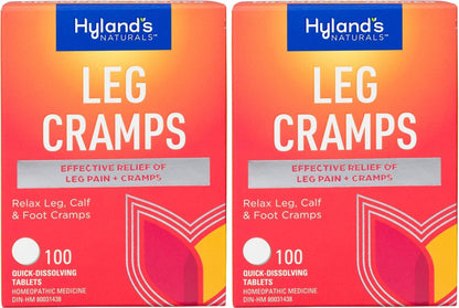 Hyland's Leg Cramps 2-Pack - Fast, Flavorless Relief for Leg, Calf & Foot Cramps
