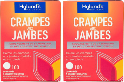 Hyland's Leg Cramps 2-Pack - Fast, Flavorless Relief for Leg, Calf & Foot Cramps