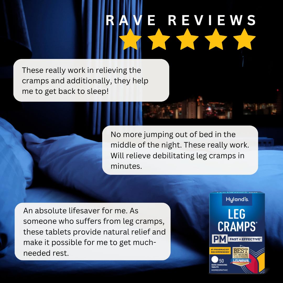 Hyland's Leg Cramps PM — Nighttime Cramp Relief (200 Total)