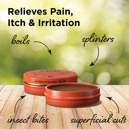 Hyland's PRID Drawing Salve Naturals (2 Pack) – Paraben Free & Gentle