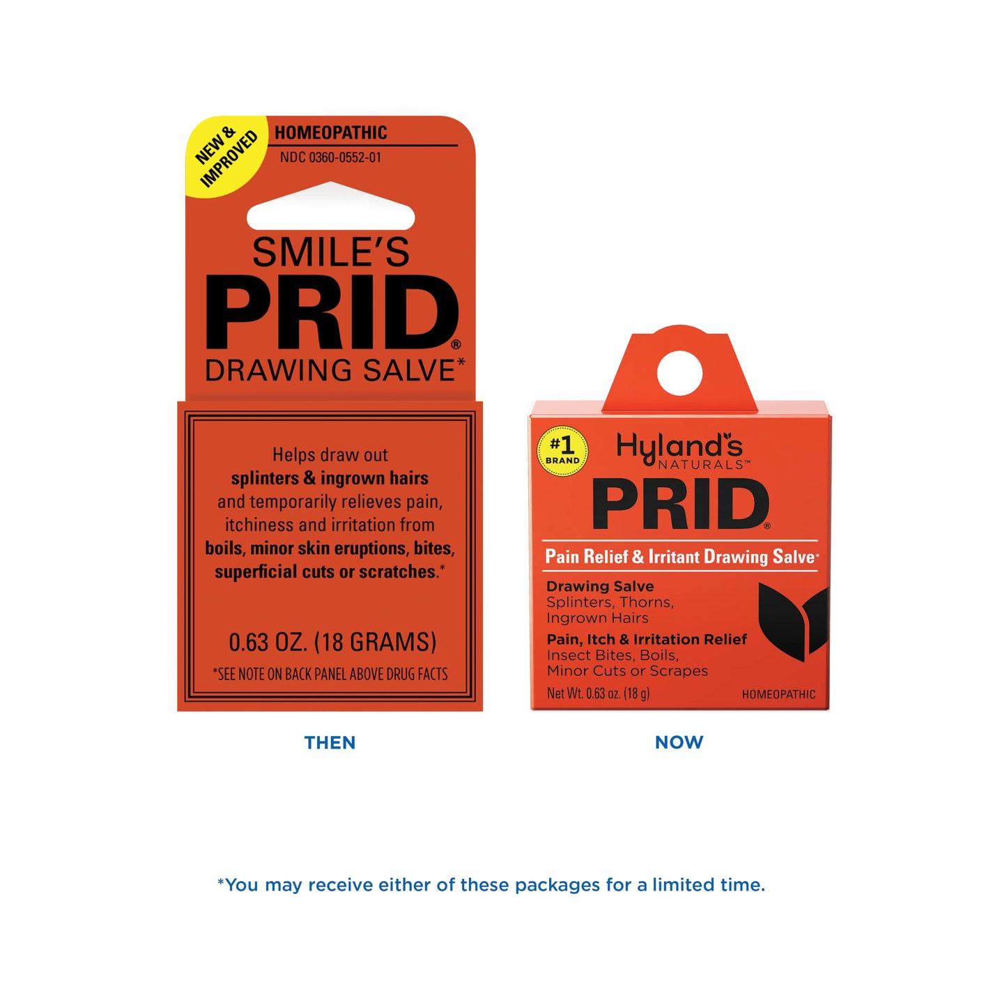 Hyland's PRID Drawing Salve Naturals (2 Pack) – Paraben Free & Gentle
