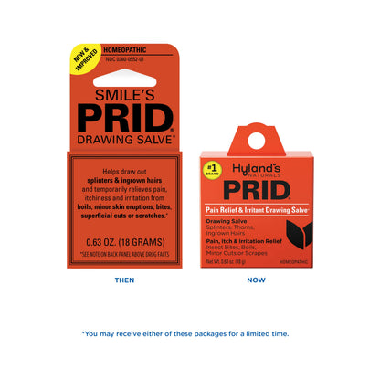 Hyland's PRID Drawing Salve Naturals (2 Pack) – Paraben Free & Gentle