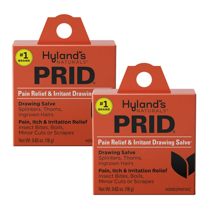 Hyland's PRID Drawing Salve Naturals (2 Pack) – Paraben Free & Gentle
