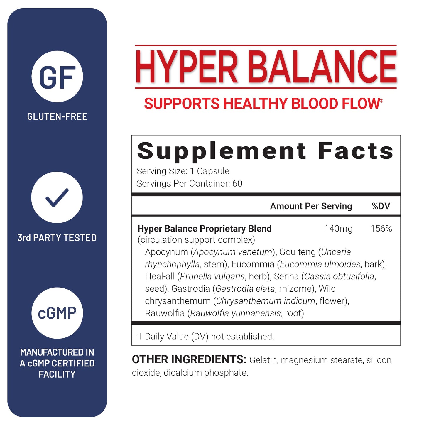 HyperBalance Liver Support – Eucommia Bark, Senna & Wild Chrysanthemum (60 capsules)