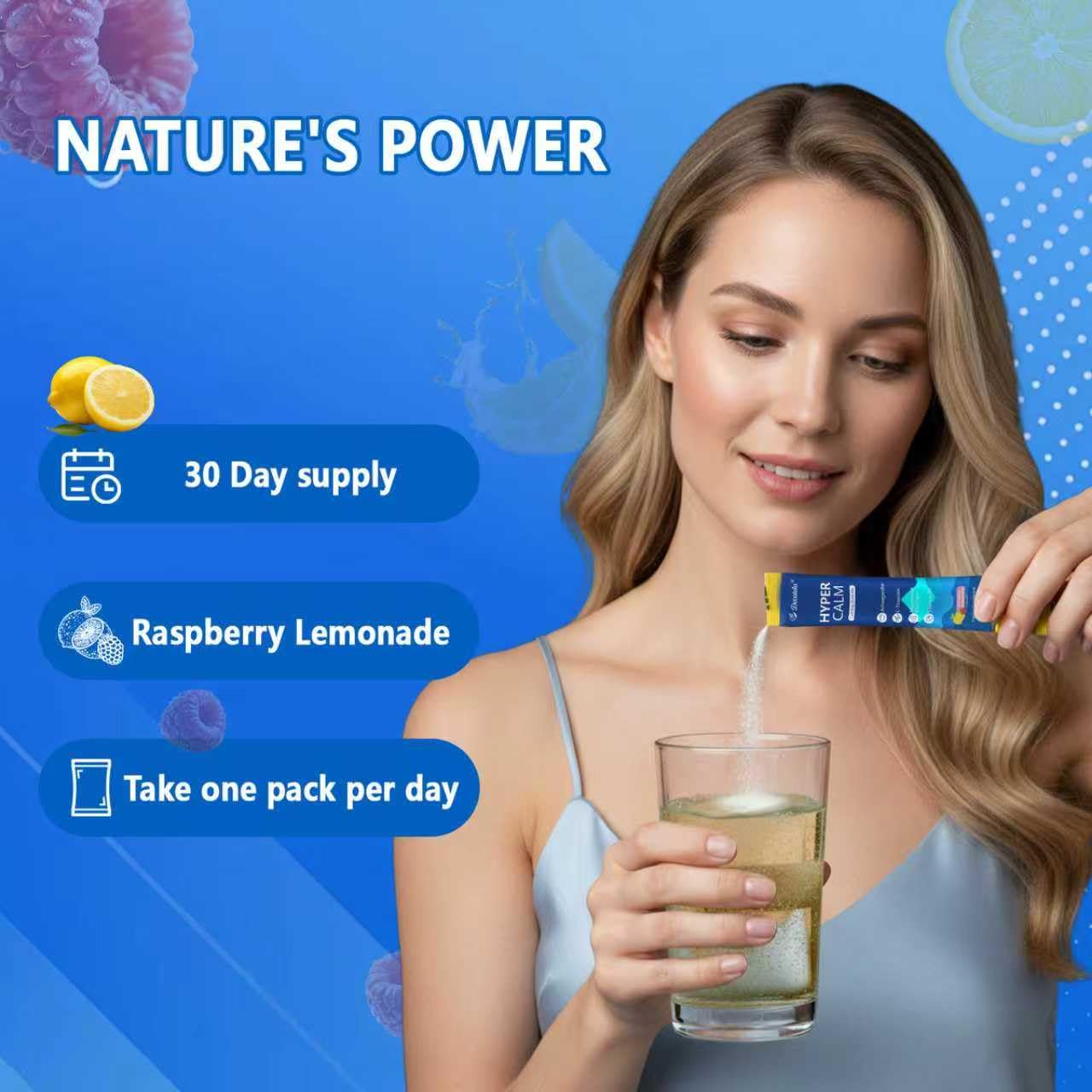 HyperCalm Cortisol Balance Drink with Magnesium Glycinate, Ashwagandha & L-Theanine