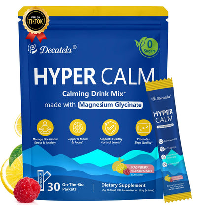 HyperCalm Cortisol Balance Drink with Magnesium Glycinate, Ashwagandha & L-Theanine