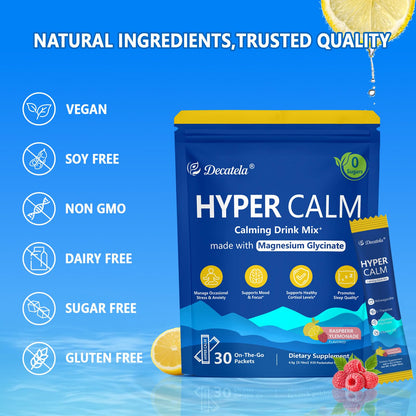 HyperCalm Cortisol Balance Drink with Magnesium Glycinate, Ashwagandha & L-Theanine