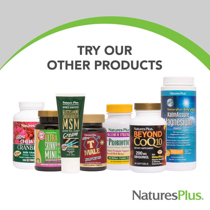 Natures Plus Hypertrol Rx Blood Pressure – 60 Vegetarian Tablets | Magnesium & Chromium | Gluten-Free