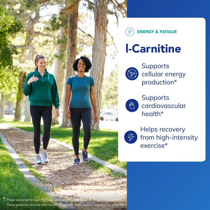 Pure Encapsulations L-Carnitine | Hypoallergenic Cardiovascular & Endurance Support | 120 Capsules BritishVita | Premium UK Vitamins & Wellness Supplements