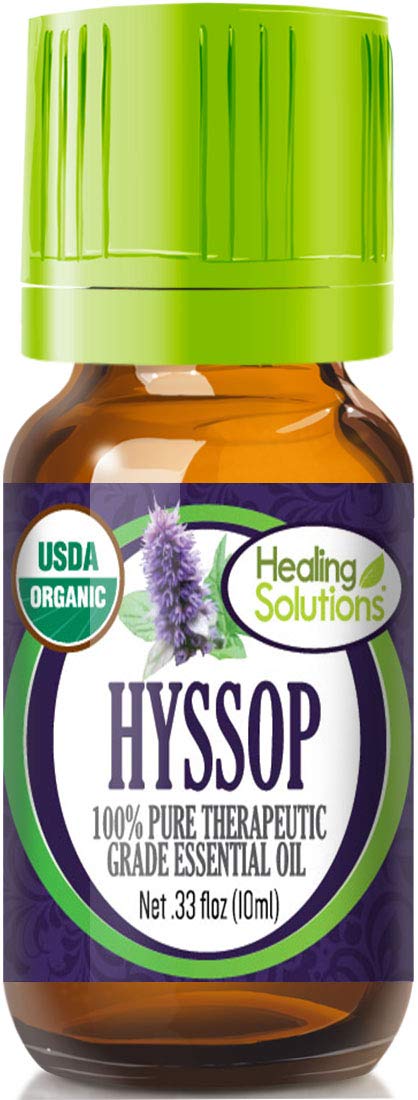 Hyssop Essential Oil 10ml – Organic & Pure | Healing Solutions