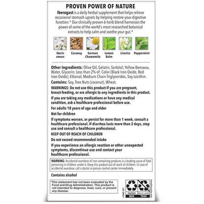 Iberogast Softgels – Herbal Digestive Relief for Occasional Upset (30 ct)