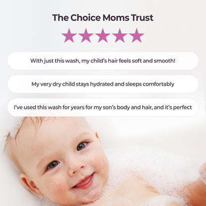 iBodle Head-to-Toe Baby Wash – Tear-Free, pH-Balanced, Safe for Newborns & Toddlers (10.14 fl oz)