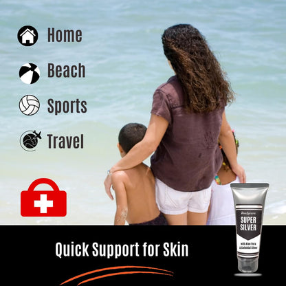 ibodycare Super Silver Colloidal Gel – 45 PPM Nano Silver Skin Gel (4 oz)