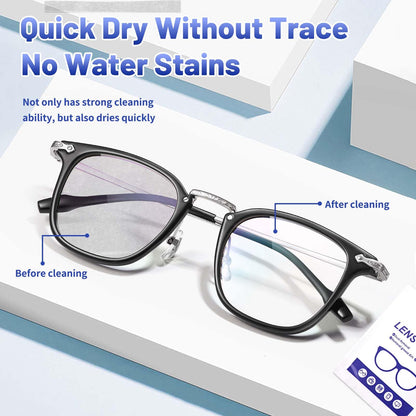 Icepac Lens Wipes - 220 Pre-Moistened Wipes for Glasses & Screens