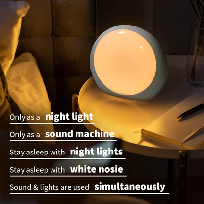 iDealSleep Brown Noise Machine — 30 Soothing Sounds, 12 Night Lights, Auto-Off Timer