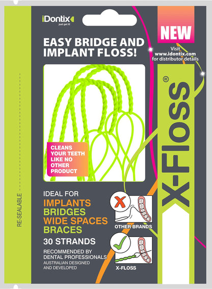 IDontix Brace X-Floss Green - Implants, Bridges & Braces