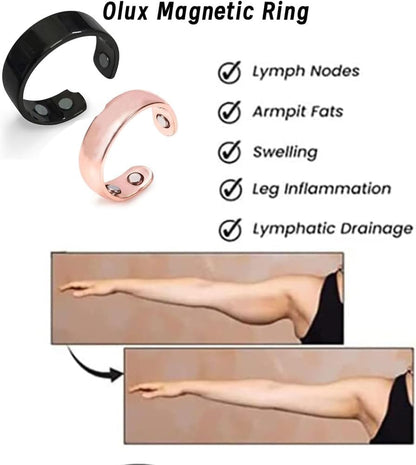 IENRGJ Rings for Women – Anti Snore Magnetic Therapy Ring (Gold) for Sleep & Migraine