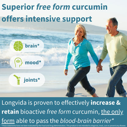 Igennus Longvida Curcumin 500mg | Ultra Bioavailable & 65x Plasma