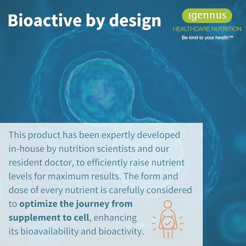 Igennus Probiotics & Prebiotic Lab4 – 25B CFU Gut Health, 30 Capsules