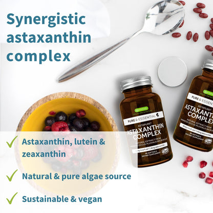 Igennus Vegan Astaxanthin 4mg Complex with Lutein & Zeaxanthin | 90 Softgels