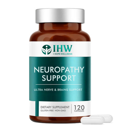IHW Nerve Savior for Neuropathy – 120 Capsules | 600 mg Alpha Lipoic Acid & B Vitamins