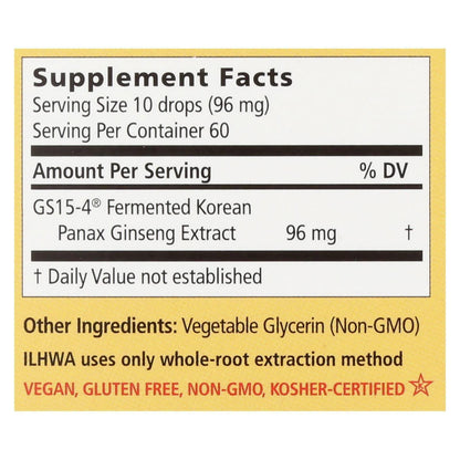IL HWA Ginseng Enzyme Fermented ELX Liquid - 30.9g