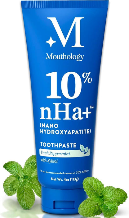 Mouthology 10% Nano Hydroxyapatite Toothpaste – Fluoride Free, SLS Free