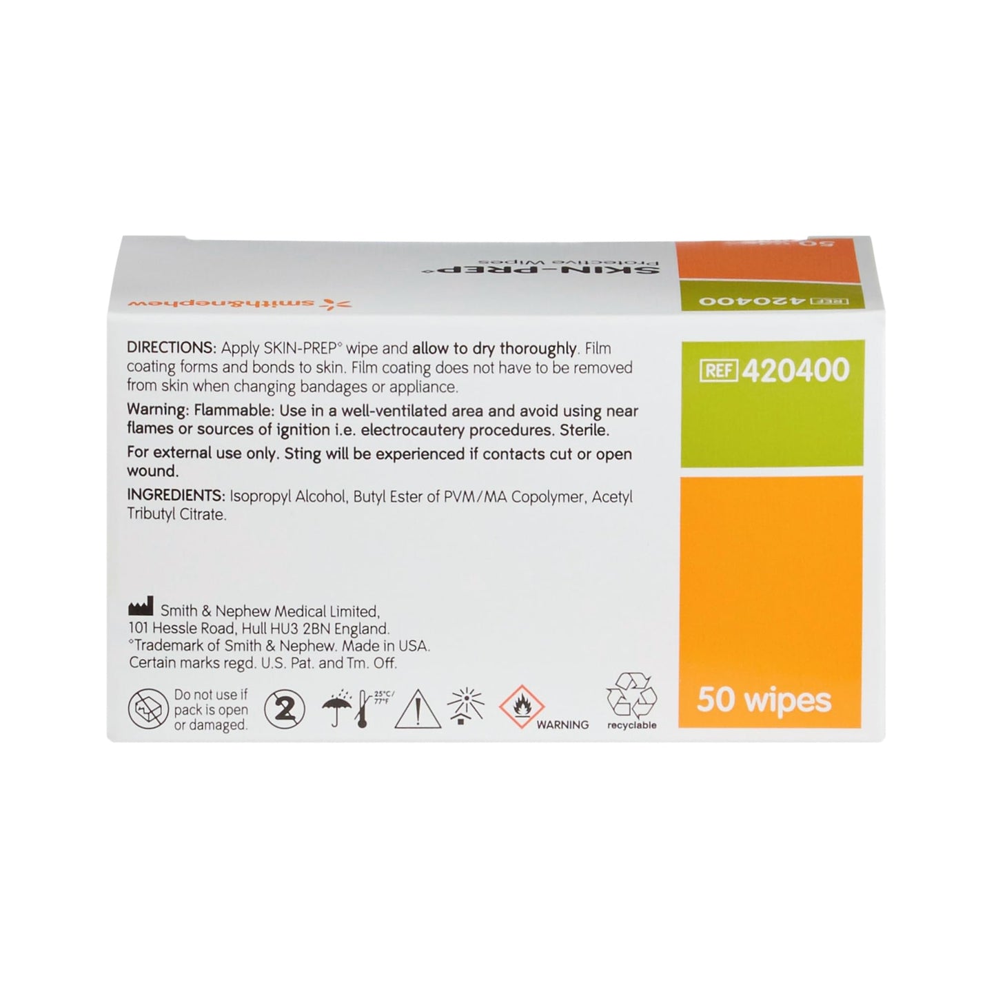 Smith & Nephew Skin-Prep Protective Barrier Wipes – Skin Protection & Adhesive Safety