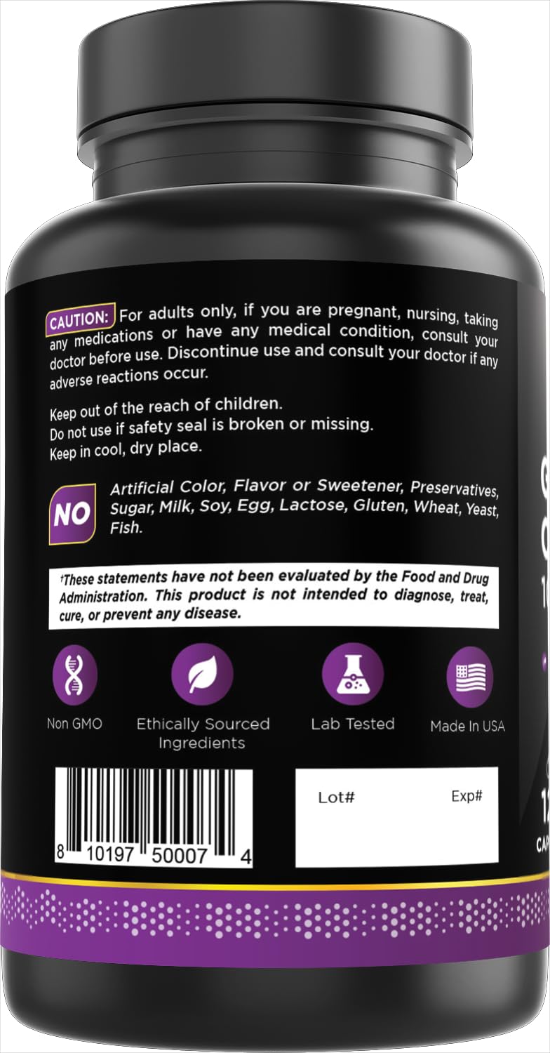 Oxify Ginseng Complex 1000 MG – 120 Capsules | Gluten-Free, Non-GMO | Made in USA