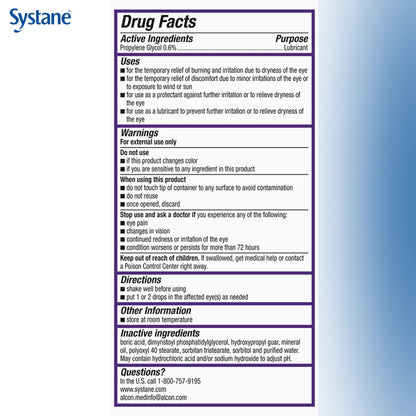 Systane Complete Unit-Dose Preservative-Free Eye Drops – 30 Vials for On-the-Go Dry Eye Relief