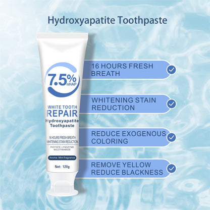 Hydroxyapatite Toothpaste – Enamel Protection & Sensitive Teeth (Fluoride-Free, 4.23 oz)