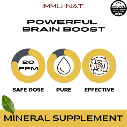 Immu-nat Colloidal Gold Water 24K 20ppm (8.5oz) – Focus, Calm & Sleep Support