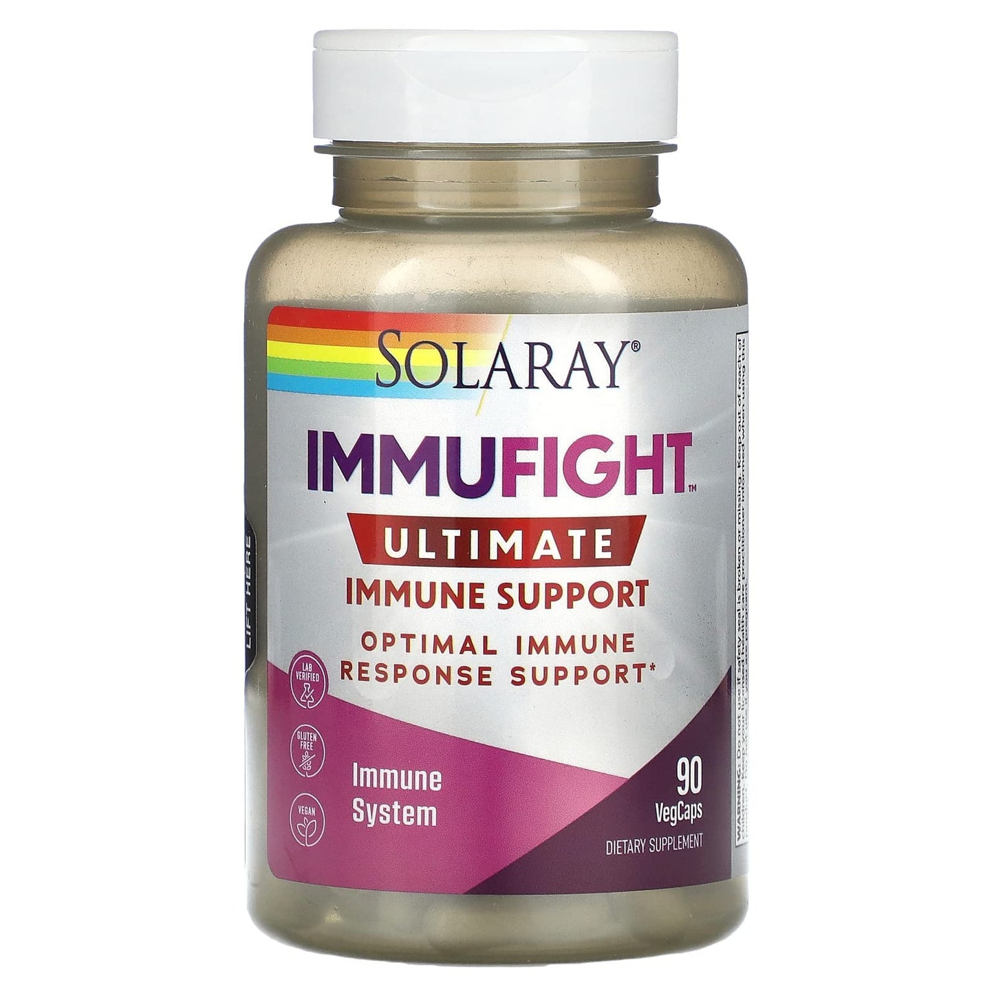 Solaray Immufight Ultimate Immune Support – Vitamin C & D, Zinc, Herbs | 90 VegCaps