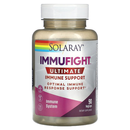 Solaray Immufight Ultimate Immune Support – Vitamin C & D, Zinc, Herbs | 90 VegCaps