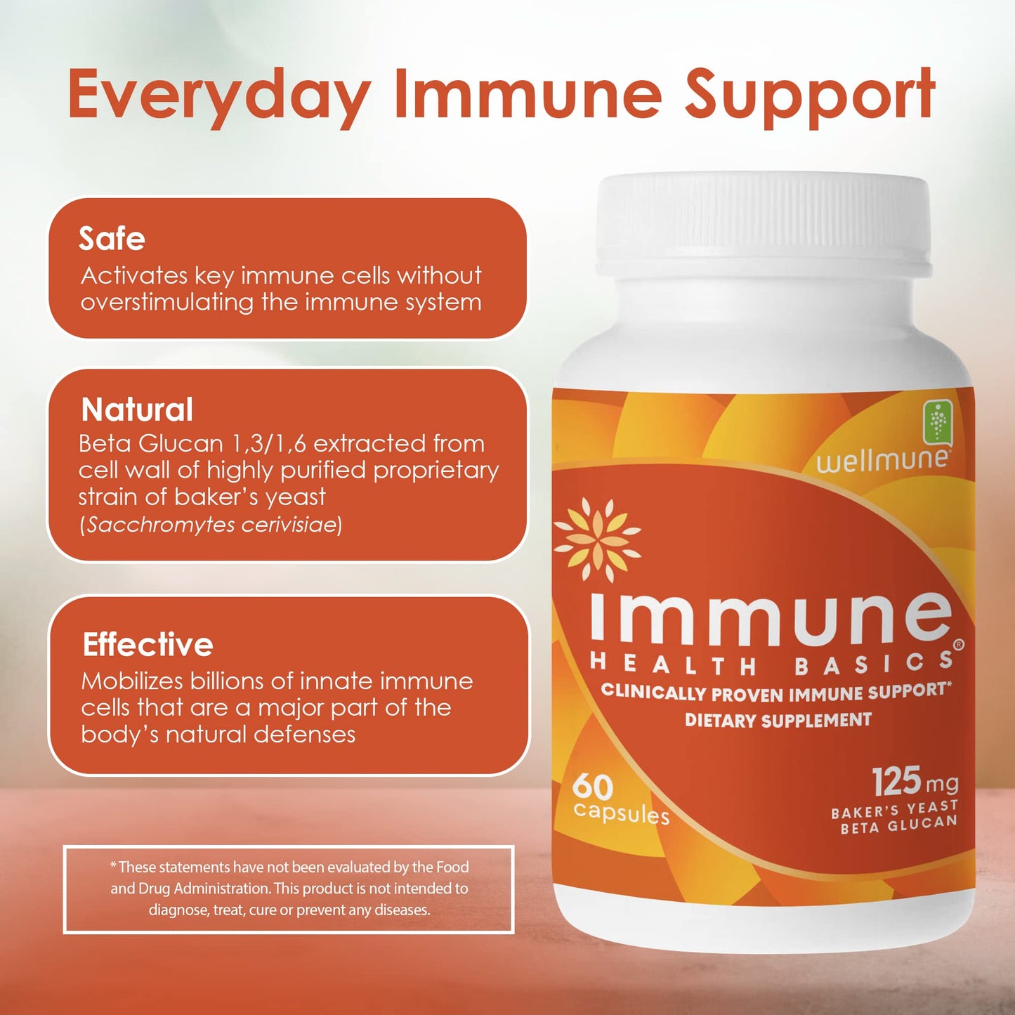 Immune Health Basics Ultra Strength Immunity - Beta Glucan 125 mg