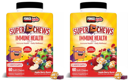 Immune Health Super Chews for Kids | Vitamin C, D, Zinc & Elderberry