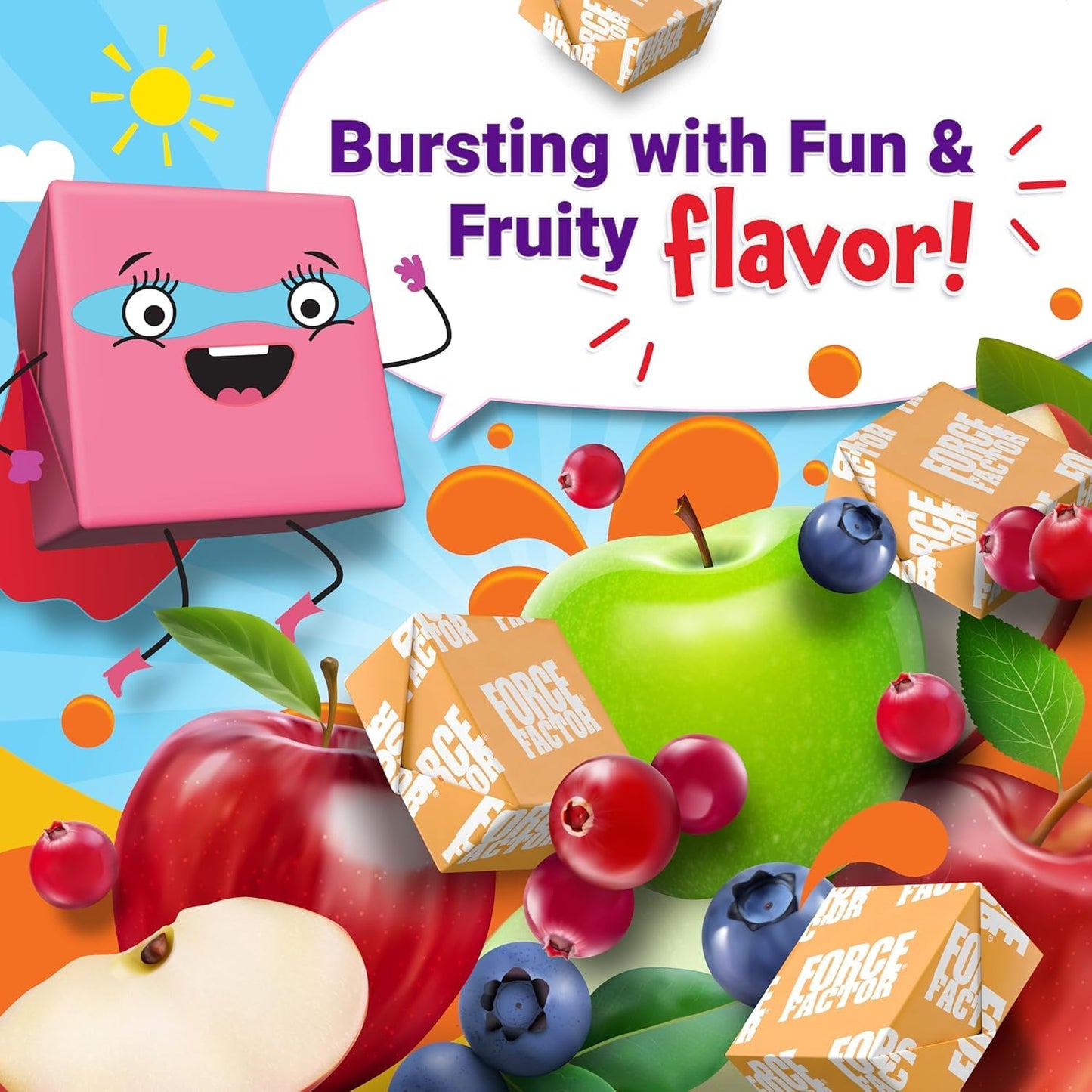 Immune Health Super Chews for Kids | Vitamin C, D, Zinc & Elderberry