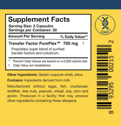 Researched Nutritionals Transfer Factor Sensitive - Immune Support Capsules (60)