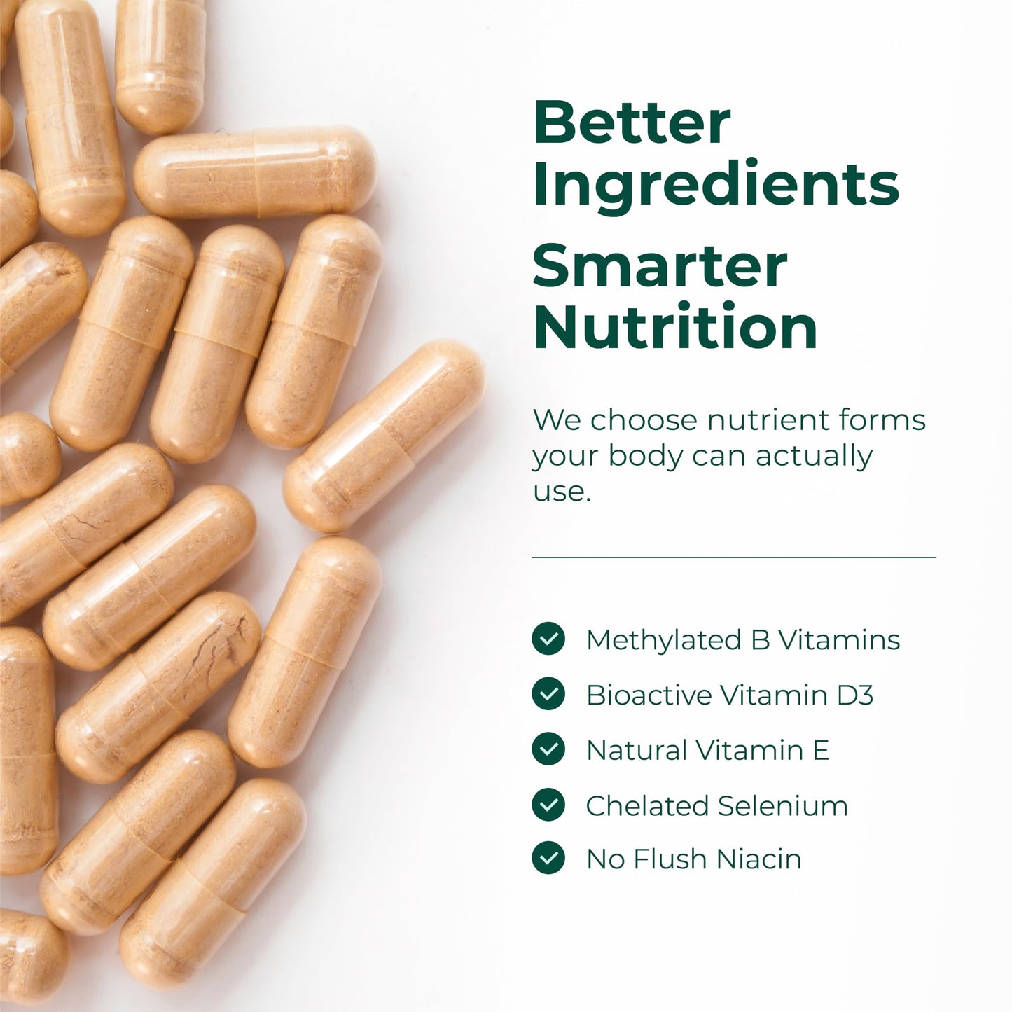 Multivitamin for Men – Methylated Mens Multivitamins & Multiminerals Capsules | High Potency, Bioavailable Vitamins