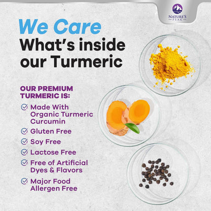 Turmeric Curcumin 2350mg with BioPerine - 240 Vegan Capsules | Joint & Immune Support