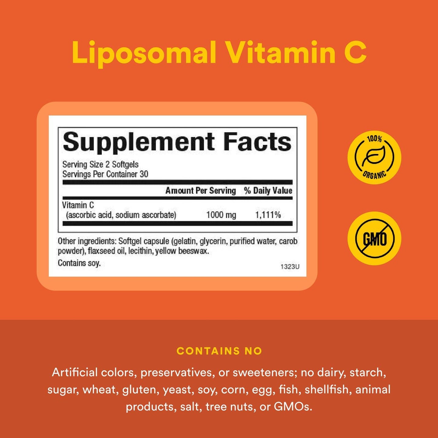 Natural Factors Liposomal Vitamin C, 60 Softgels – High-Absorption Vitamin C