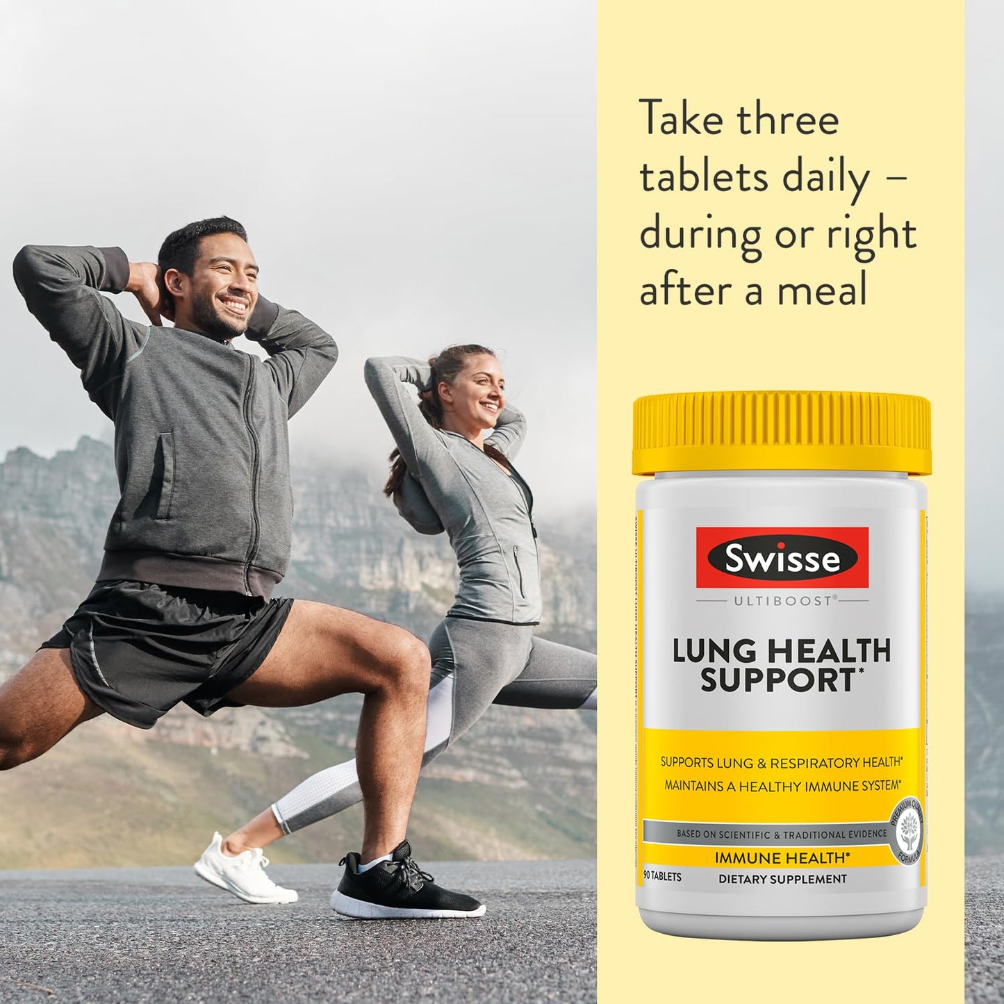 Swisse Lung Detox & Cleanse | Lung Support, Immune Health, 90 Tablets