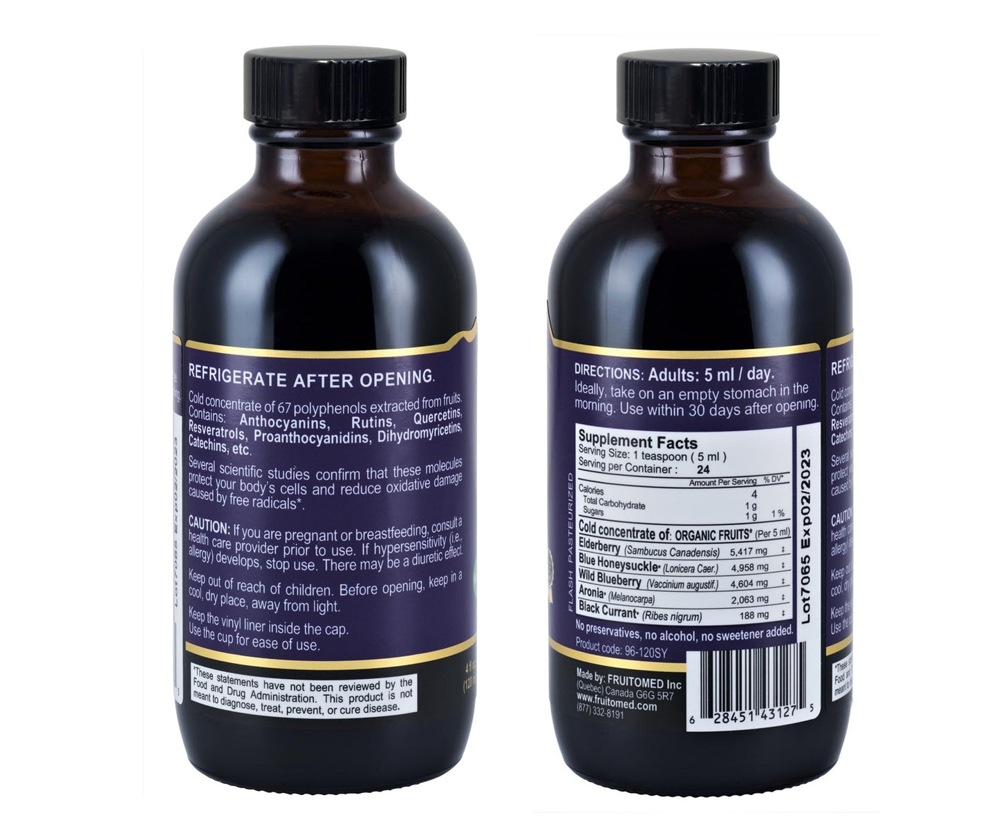 Immunia 67 Polyphenols: Elderberry Concentrate & Antioxidant Fruits – 24-Day Supply