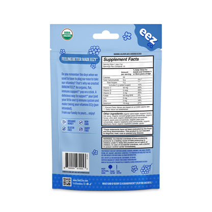 Immuniteez Organic Elderberry Lollipops for Kids - Immune Support